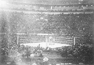Jack Dempsey and Jack League During Boxing Match