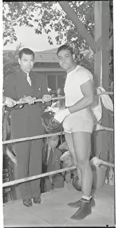 Jack Dempsey Visiting Joe Louis