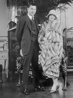 Jack and Estelle Dempsey Standing in Lobby