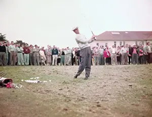 Jack Fleck Practicing His Golf