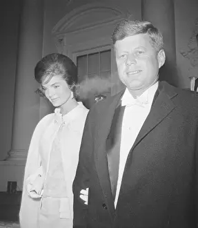 Jack And Jackie Leaving White House