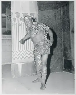 Jack Johnson in Costume
