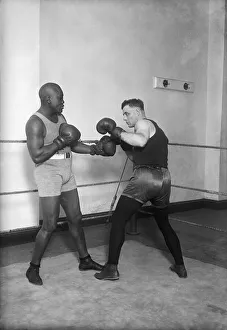 Jack Johnson Trains Floyd Johnson at Stillman's Gymnasium