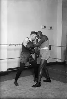 Jack Johnson, Floyd Patterson Sparring