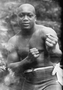 Prints of UNITED STATES - CIRCA 1912: Jack Johnson, 'the Galveston Giant', Heavyweight Champion of the World (Photo by Buyenlarge/Getty Images) In the Ring: The Art of Boxing: Jack Johnson, Heavyweight Champion of the World