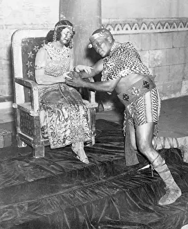 Jack Johnson in a Scene From Aida, 1936
