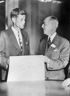 Jack Kennedy with Frederic W. Cook