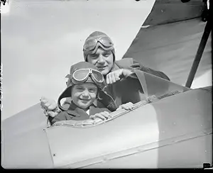 Fatherhood Prints: Jack Kirkland in Airplane with Daughter