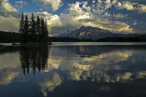 Banff National Park, Canada Gallery: Two Jack Lake Sunset