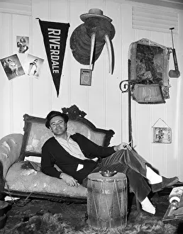 Jack Lemmon in His Dressing Room
