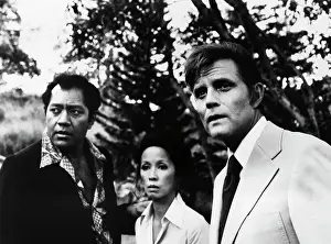 Pacific Islanders Prints: Jack Lord and Others in Scene from Hawaii Five-O