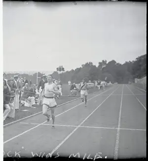 Princeton Prints: Jack Lovelock Finishing Race