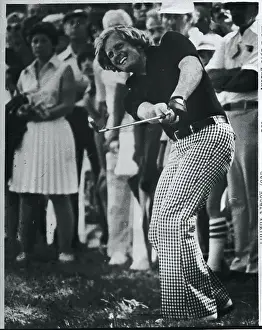 Flint Prints: Jack Newton Swinging Golf Club