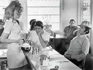 Jack Nicholson with Fellow Actors Eating Lunch