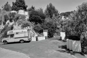 Huty35663 Prints: Jack Nicholson's Mulholland Drive Property, 1977