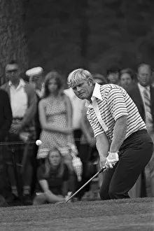 Jack Nicklaus Chipping at the Masters Tournament Art Prints