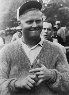 Jack Nicklaus Counting on His Fingers