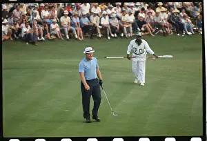 Jack Nicklaus After Making a Putt