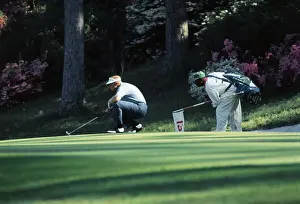 Augusta Prints: Jack Nicklaus Missing Putt