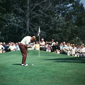 Jack Nicklaus Swinging on The Green