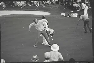 Jack Nicklaus Throwing Golf Ball