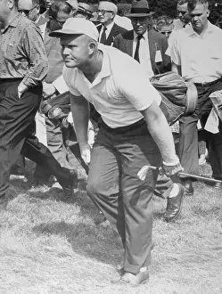 Jack Nicklaus Watching Golf Ball
