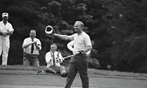 Jack Nicklaus Waving His Hat
