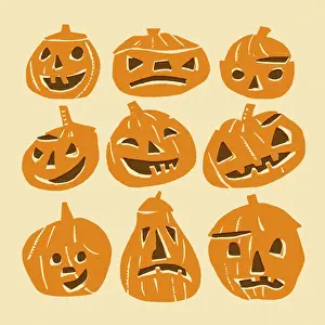 Illustratio Prints: Jack-O-Lanterns