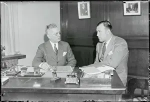 Jack Sharkey Chatting with D. Walker Ware