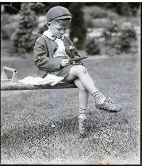 Jack Sharkey, Jr. Looking At Mail