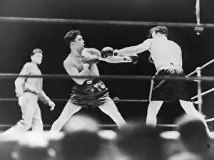 Championship Prints: Jack Sharkey-Max Schmeling Fight; Action