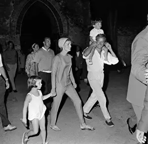 Jackie and Caroline Kennedy with Lee and Anthony Radziwill