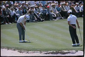Jackie Cupit Lining up a Putt