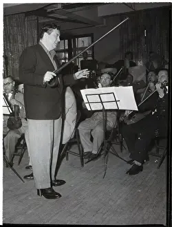 Television Still Prints: Jackie Gleason Conducting Orchestra/Cane