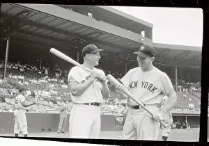 Jackie Jensen and Mickey Mantle Talking