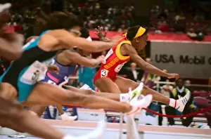 Jackie Joyner-Kersee Jumping Hurdle