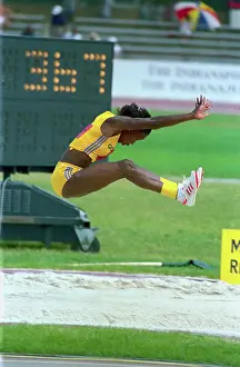 Jackie Joyner-Kersee Sailing Through the Air