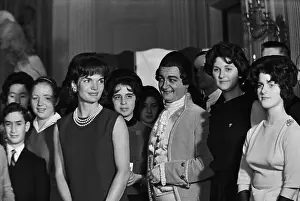 Jackie Kennedy with Gimi Beni and Daughters of Lyndon Johnson