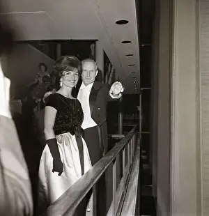 John D Prints: Jackie Kennedy And John D. Rockefeller