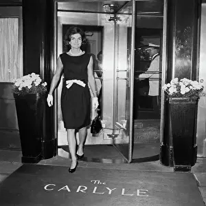 Dress Prints: Jackie Kennedy Leaving Carlyle Hotel
