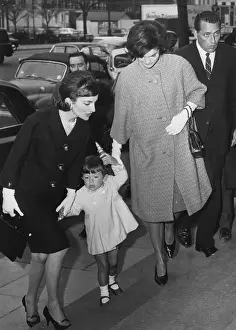Jackie Kennedy with Lee Raziwill and Her Son Anthony