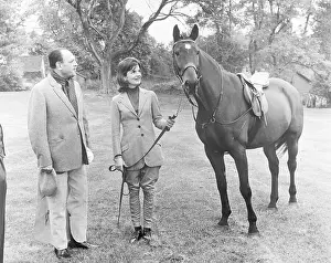 Jackie Kennedy and Mohammad Ayub Khan With Horse
