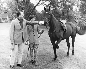 Jackie Kennedy and Mohammad Ayub Khan With Horse