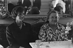 Meeting Prints: Jackie Kennedy & Nina Khrushchev Chat