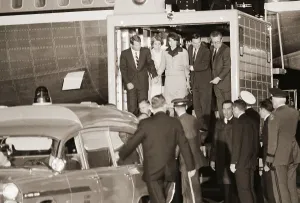 Widow Prints: Jackie Kennedy and Robert Kennedy at Andrews Air Force Base with President Kennedy's Casket