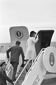 Jackie Kennedy Waving Goodbye