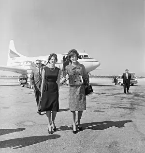 Inauguration Prints: Jackie Kennedy at West Palm Beach Airport