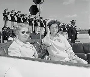 Jackie Kennedy with Wife of Habib Bourguiba