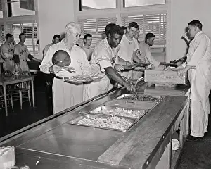 Jackie Robinson in Cafeteria