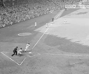Art Passarella Prints: Jackie Robinson Lining Out